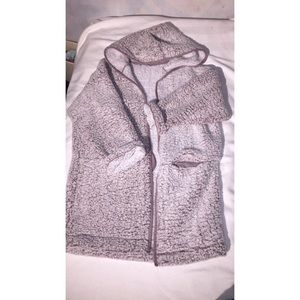American Eagle Fuzzy Sherpa Cardigan